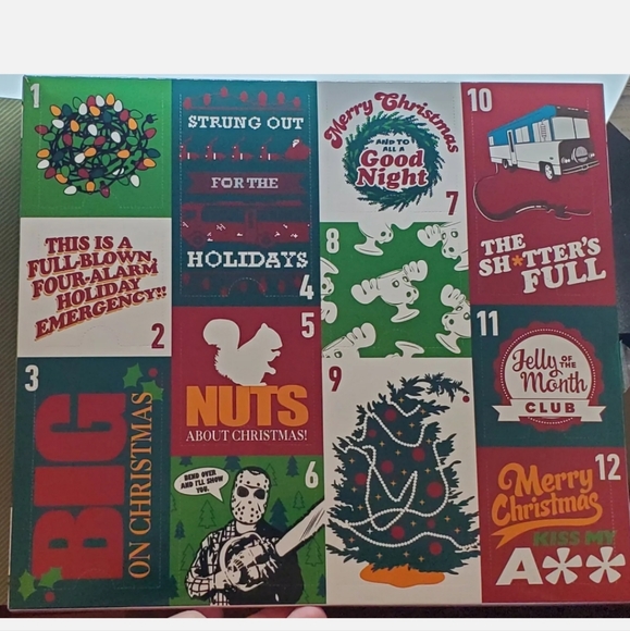 National Lampoon's Christmas Vacation Griswold 12 Days Of Socks Mens Size 6-12 - Picture 2 of 4